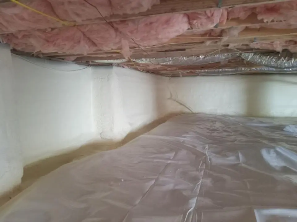 Crawl space encapsulation with closed-cell spray foam for Roof Maintenance in Eldorado at Santa Fe